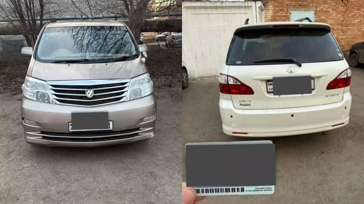 Қылмыстық іс қозғалды: бірдей нөмір тағылған екі автокөлік анықталды