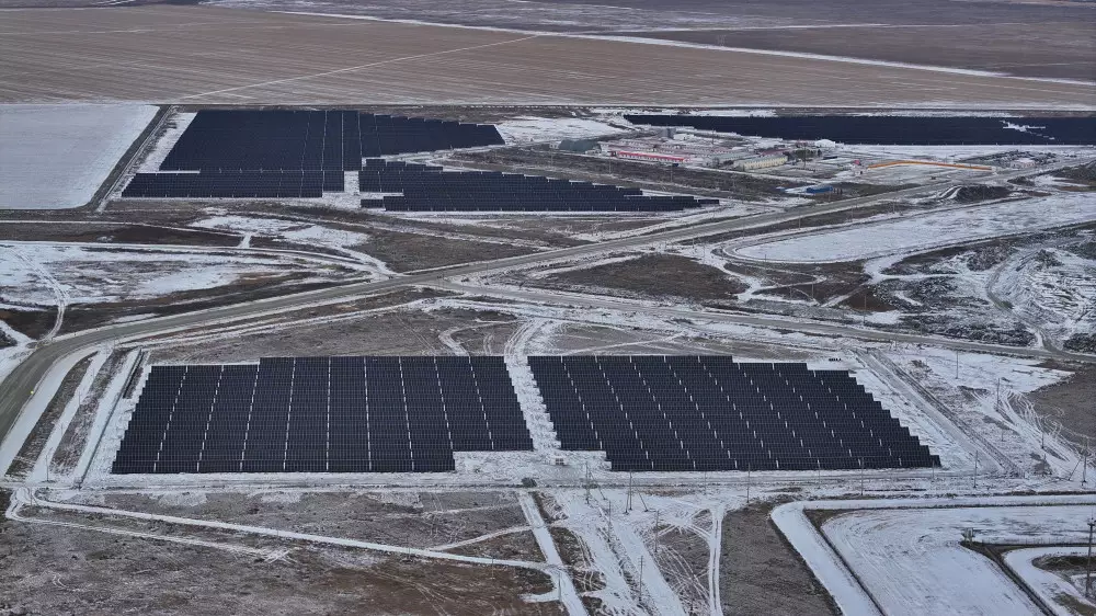 В Костанайской области запущена первая солнечная электростанция