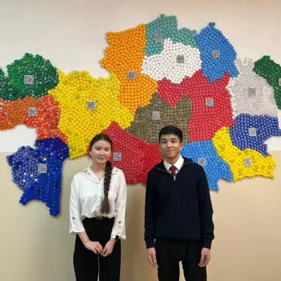 В рамках акции «Таза Казахстан» столичная школа подготовила уникальный проект