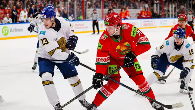 Со счётом 1:4 завершился первый матч сборной Казахстана по хоккею