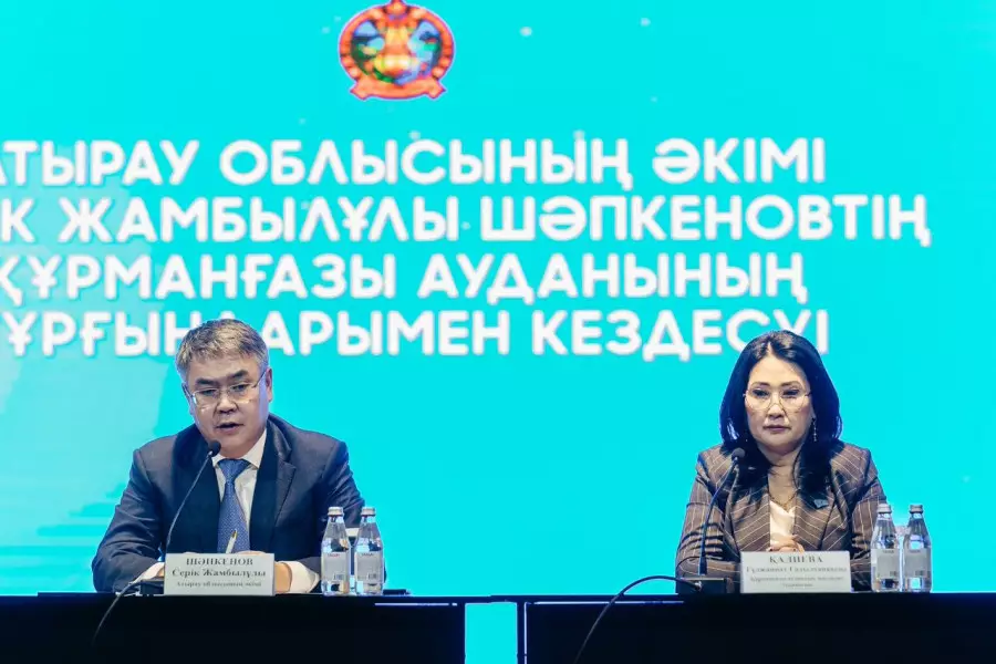 Серік Шәпкенов Құрманғазы ауданының тұрғындарымен кездесті