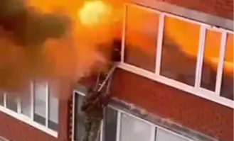 Взрыв газового баллона произошел при тушении пожара в Уральске