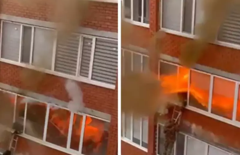 В многоэтажке Уральска прогремел мощный взрыв