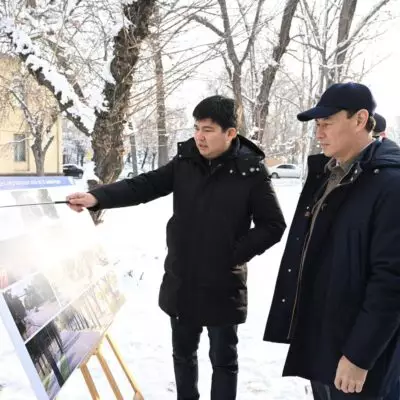 Дархан Сатыбалды ознакомился с планом благоустройства Турксибского района