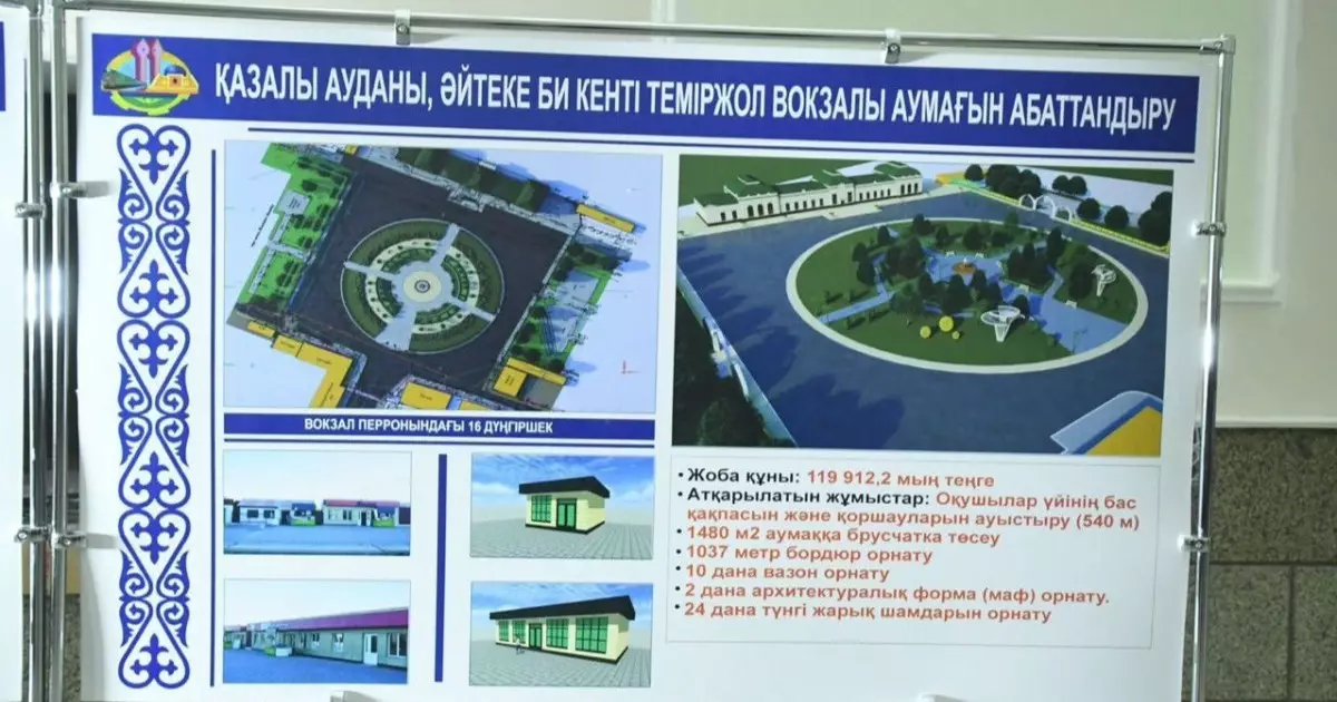  Қазалы ауданында бірнеше нысан түбегейлі жаңару үстінде 