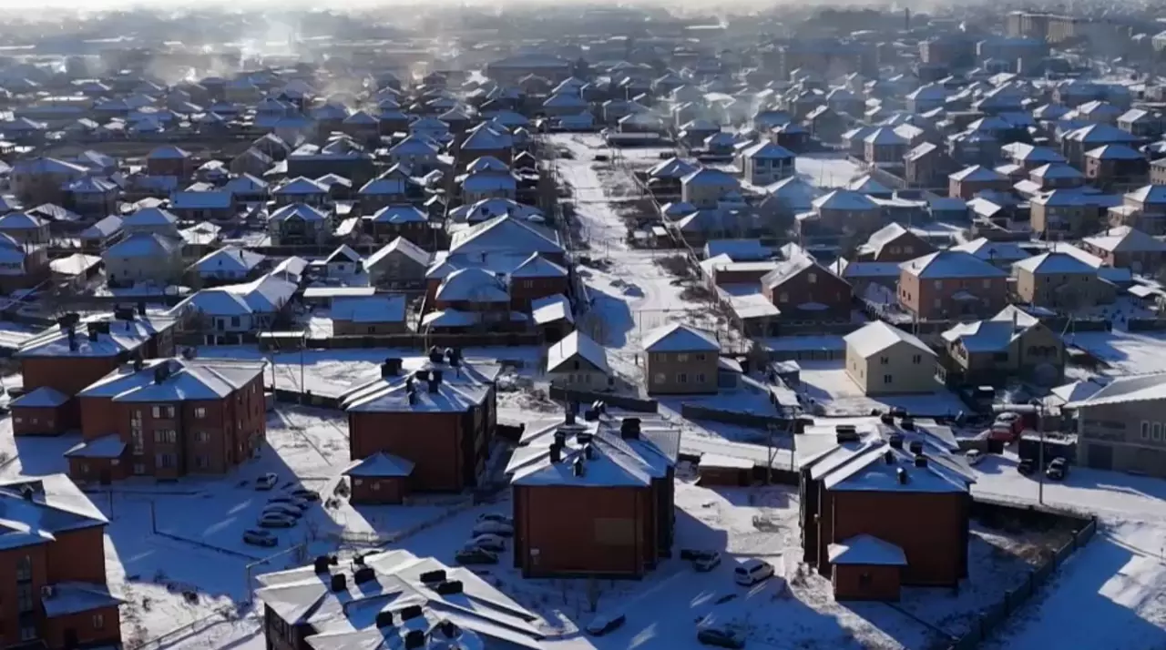 Природный газ провели в село Караоткель Акмолинской области