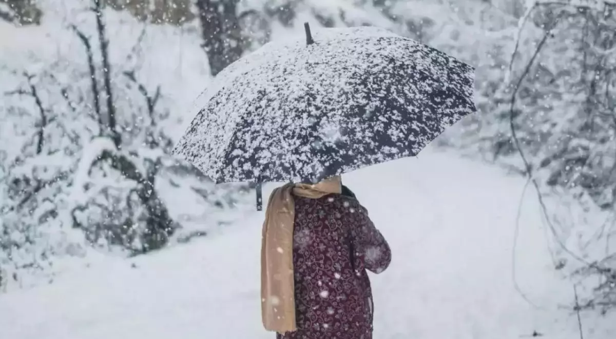 Қар аралас жаңбыр жауады - синоптиктер болжамы