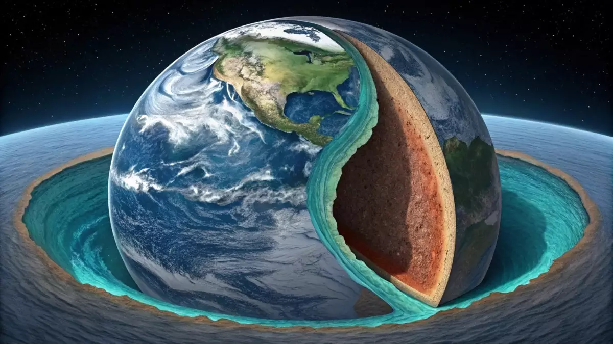 Под землёй может скрываться гигантский океан: учёные нашли следы воды в мантии Земли