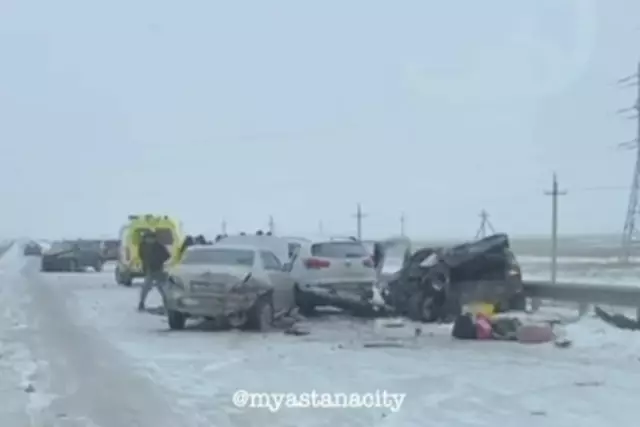 Адам өлімімен аяқталды: Ақмола облысында 7 көлік соқтығысты