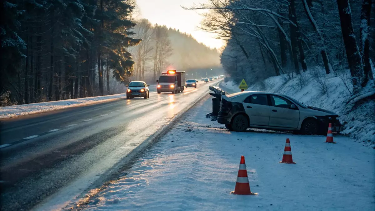 Массовое ДТП под Ерейментау: семь машин столкнулись на трассе, есть погибший