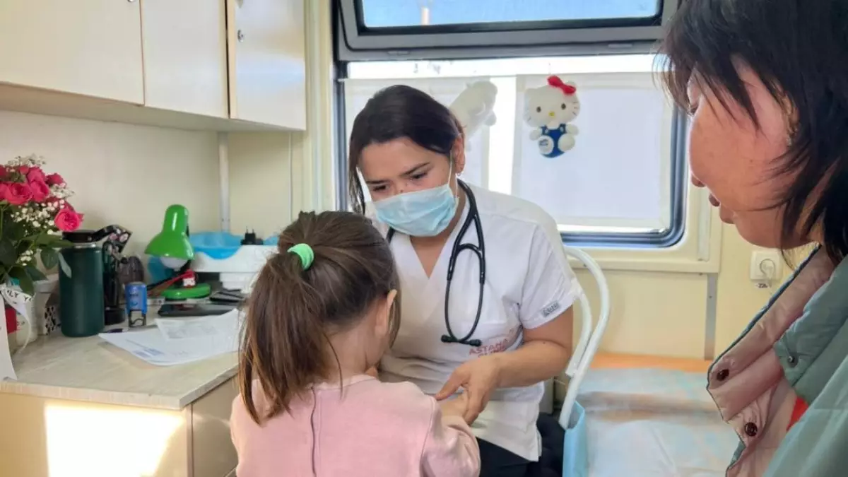 Поезд «Саламатты Қазақстан» оказал медицинскую и юридическую помощь 100 тысячам жителей сел