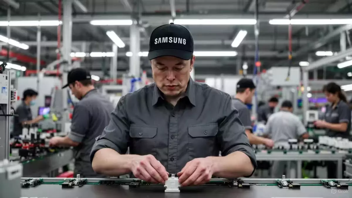 Илон Маск поселился на заводе Samsung