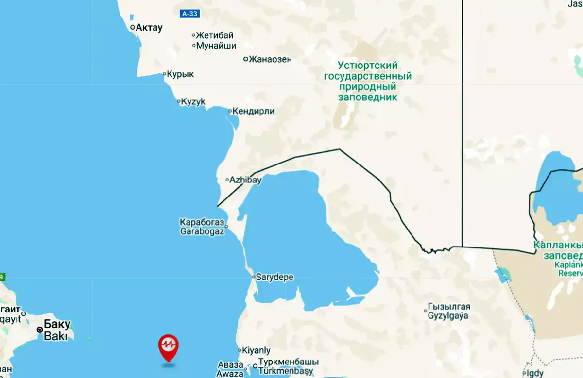 Очередное землетрясение зафиксировали в Каспии - новости на Lada.kz 14.12.2025