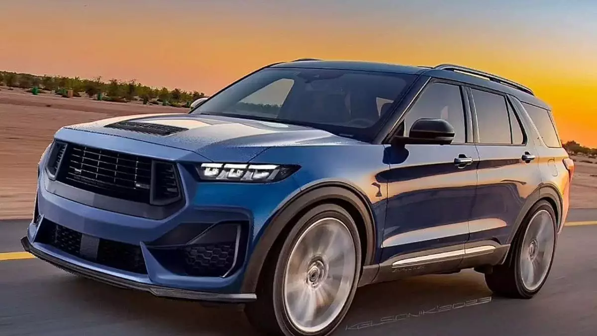 Ford  Explorer получил агрессивный облик Mustang