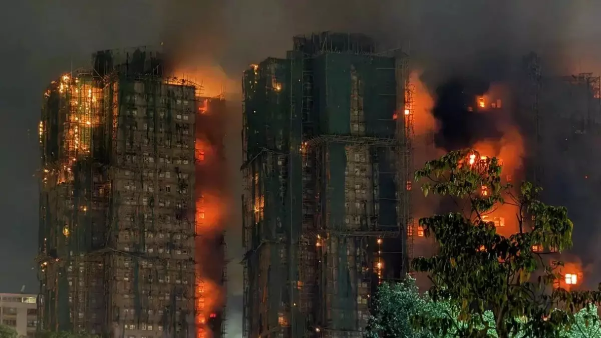 Гонконгтағы өрт: шығын көлемі 642 млн доллардан асты