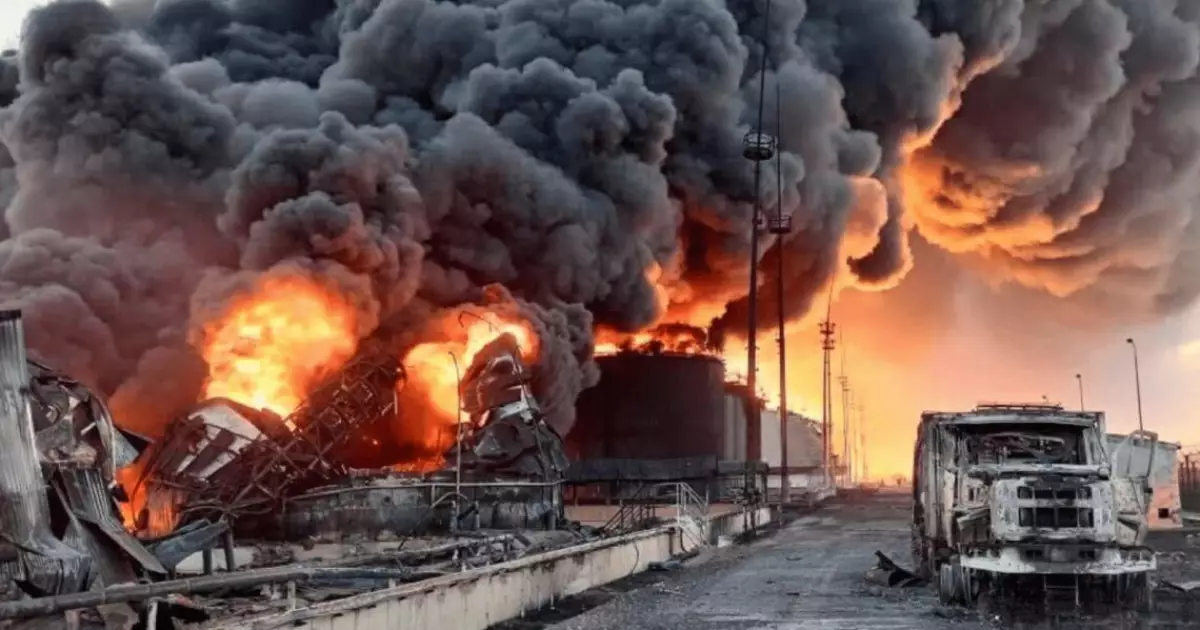   Украина Ресейдегі маңызды нысандарға соққы берді   