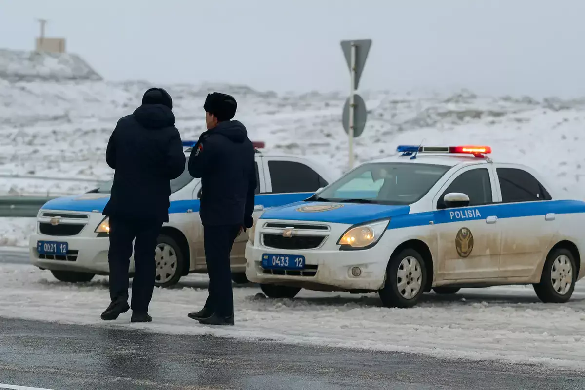 Участок трассы закрыли для проезда в Мангистау - новости на Lada.kz 14.12.2025