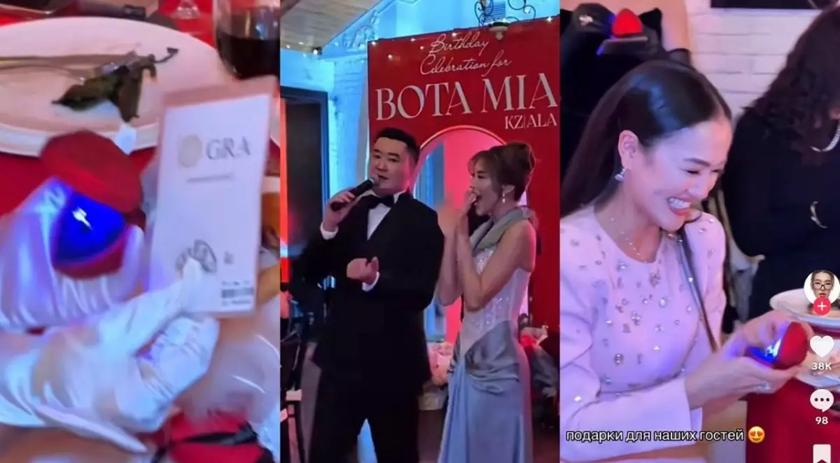 «Не деген батпан құйрық?»: Блогер қонақтарына гауһар жүзік таратып сынға қалды (ВИДЕО)