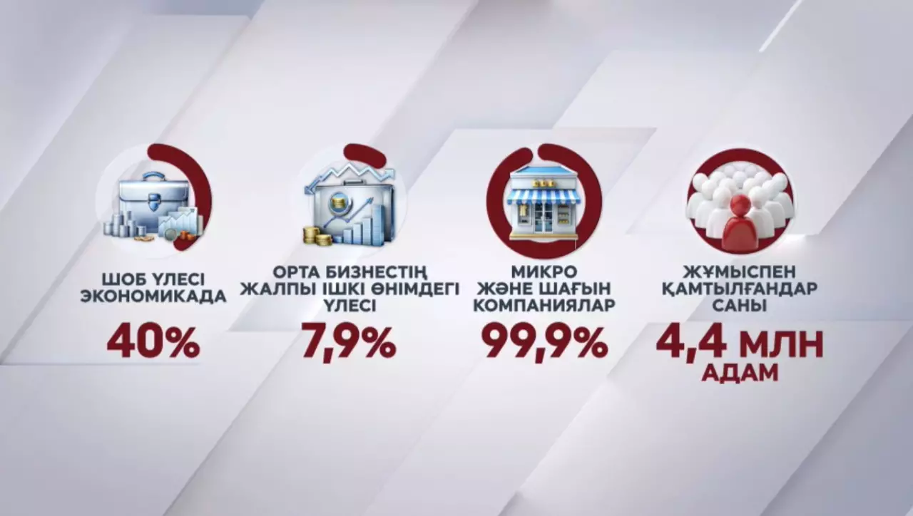 Ел экономикасындағы ШОБ үлесі 40%-ға жуықтады