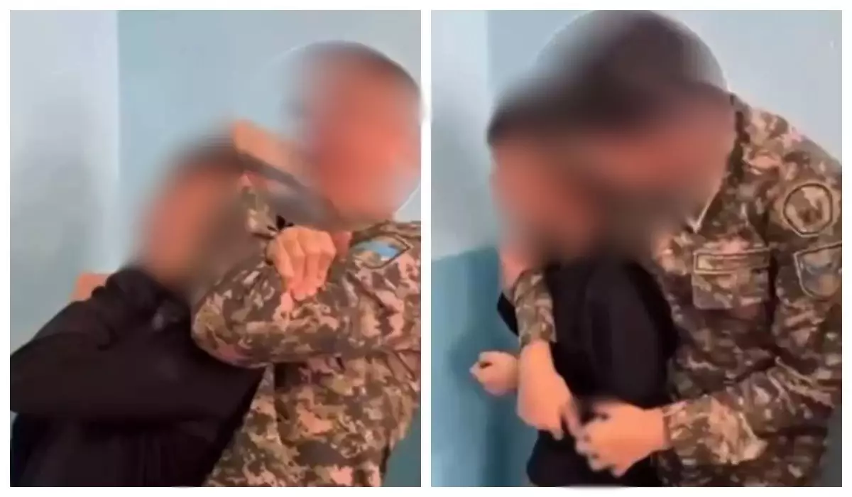 "Қылқындырып, видеоға түсірген": “Жас Ұлан” әскери мектебінде оқушының қатарласына күш көрсеткен видеосы тарады