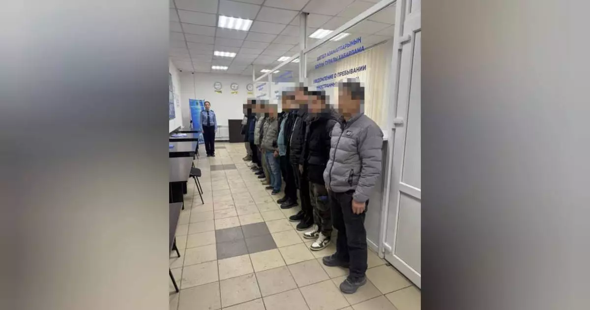  Қостанайда 11 шетел азаматы ұсталды 