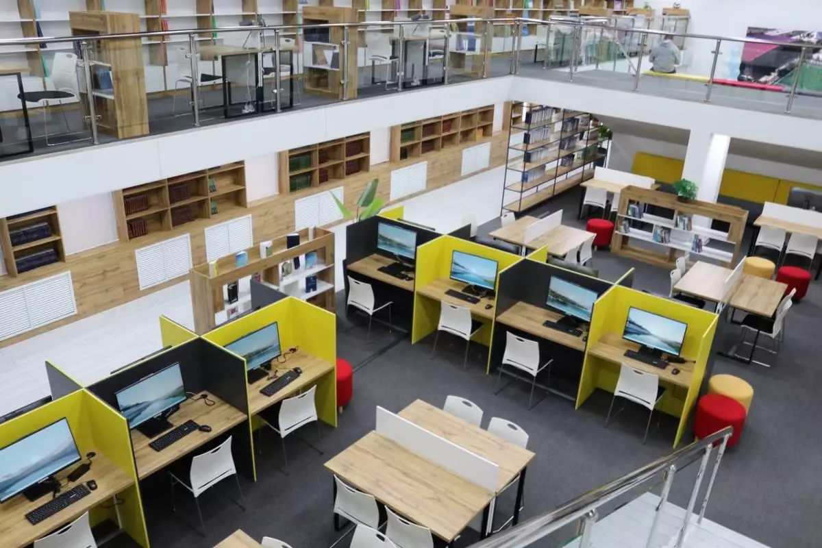 Қорқыт ата университетінде жаңа заманауи кітапхана ашылды