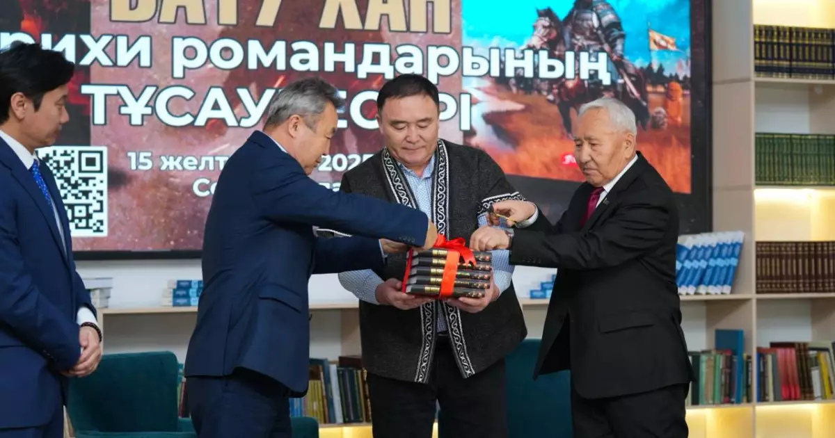   Семейде «Жошы хан» және «Бату хан» тарихи романдарының тұсаукесері өтті   