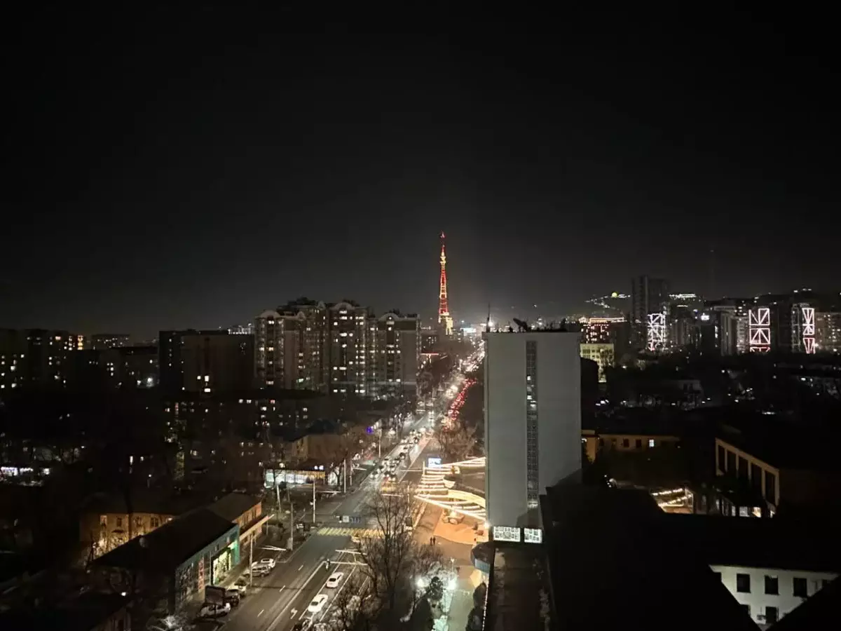 Ко Дню Независимости телебашня Алматы засияла в новом свете