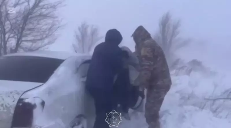 Почти 70 иностранцев спасли из снежных заносов в Актюбинской области