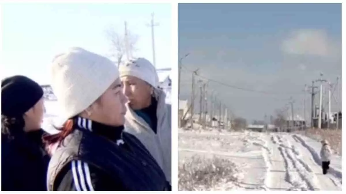 Алматы маңындағы ауылдардың тұрғындары жарық пен жылусыз отырғандарына шағымданды