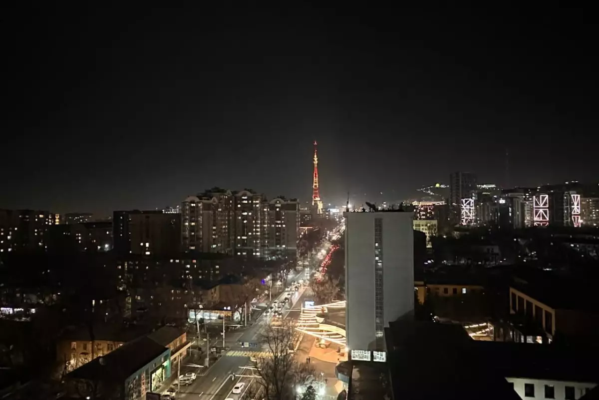 Ко Дню Независимости телебашня Алматы засияла в новом свете