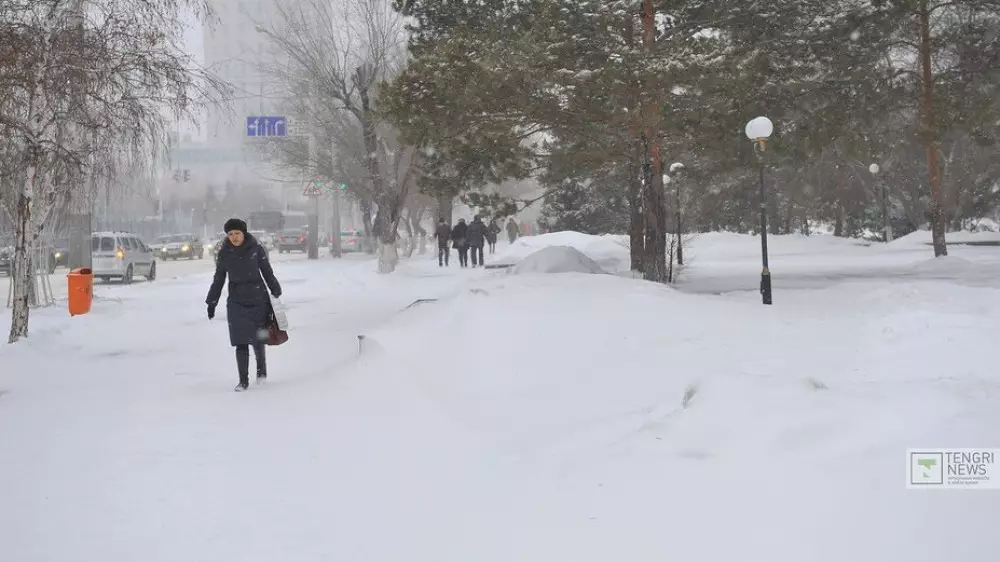 Метель, снег, сильный ветер: какой будет погода в Казахстане 16 декабря