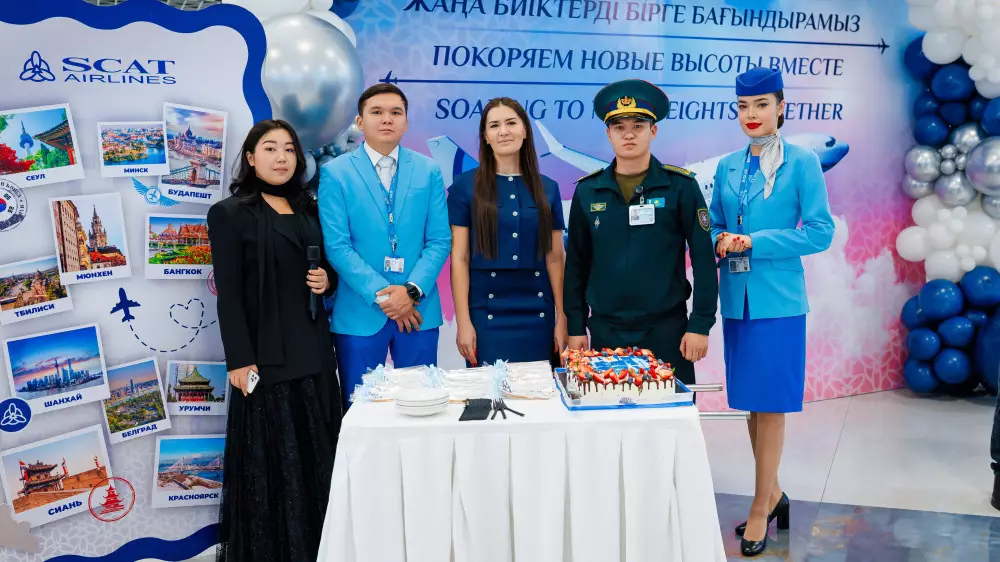 SCAT Airlines запустила прямые рейсы между Шымкентом и Тбилиси