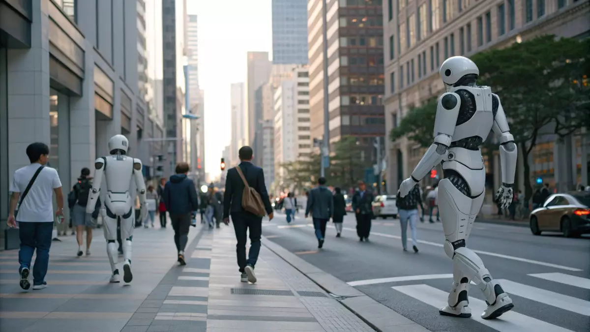 Китай выводит гуманоидных роботов на улицы: запущены городские полигоны