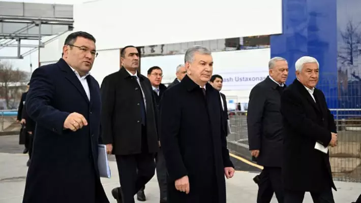 Мирзиёеву показали новую когенерационную станцию в Ташкенте