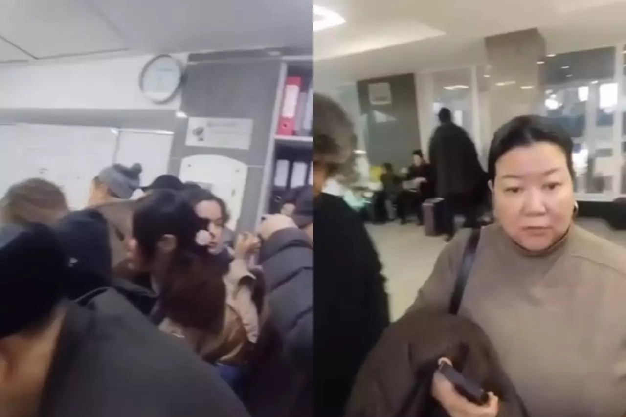 FlyArystan әуе компаниясындағы шу: жолаушылар тәуліктен аса әуежайда қалды