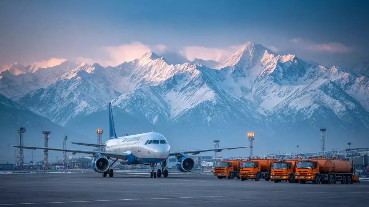 Казахстан получил первую партию авиатоплива Jet A-1 мирового стандарта.