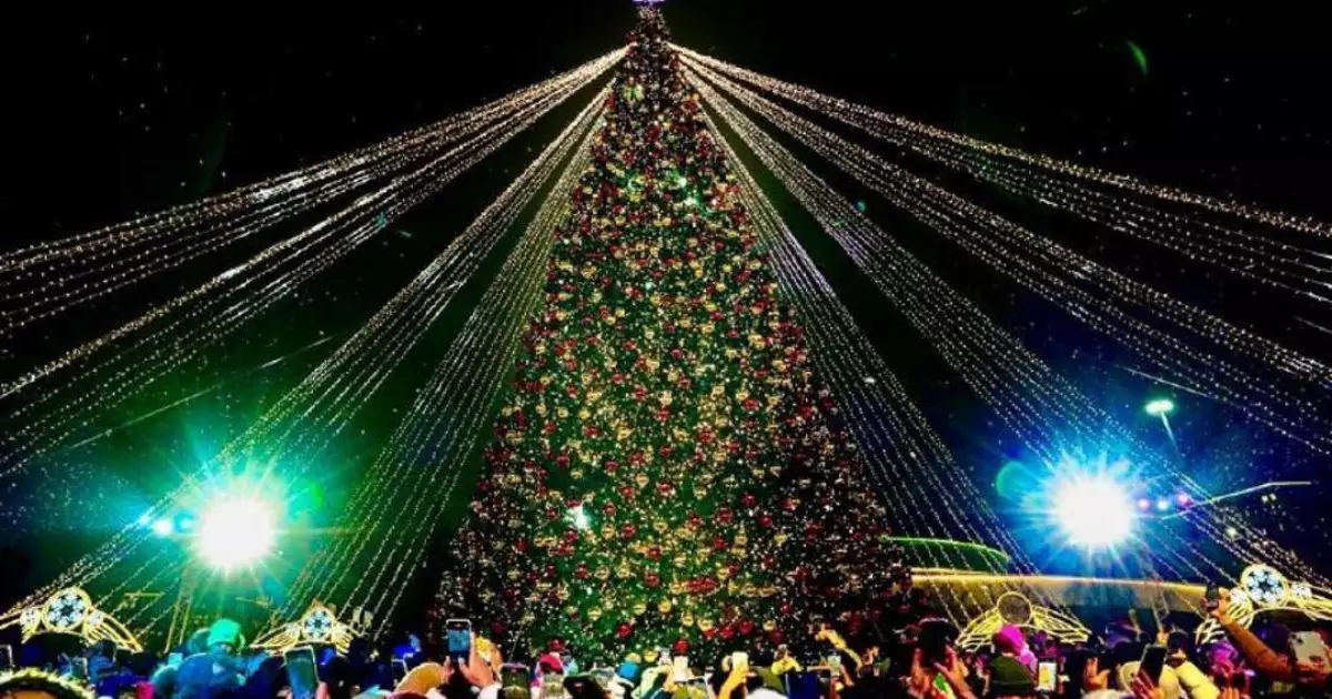   Астанада 40-тан астам жаңа жылдық шыршаның шамы бір уақытта жағылады   