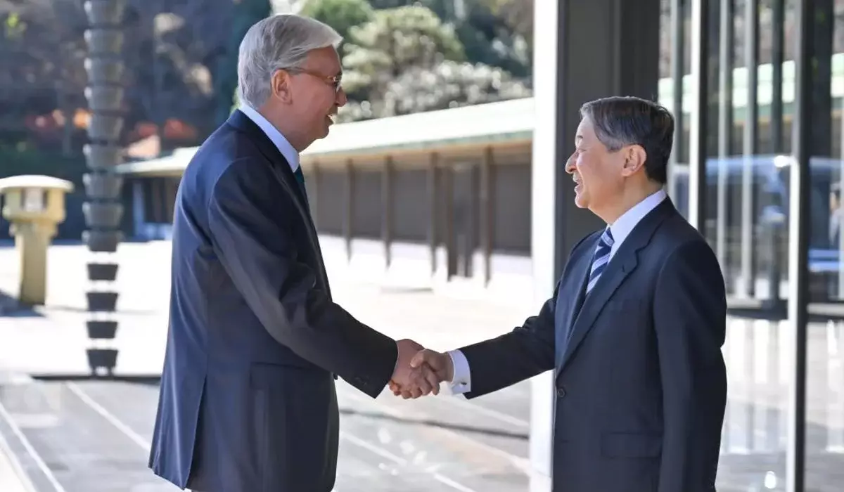 Тоқаев Жапония Императорының сарайына барды