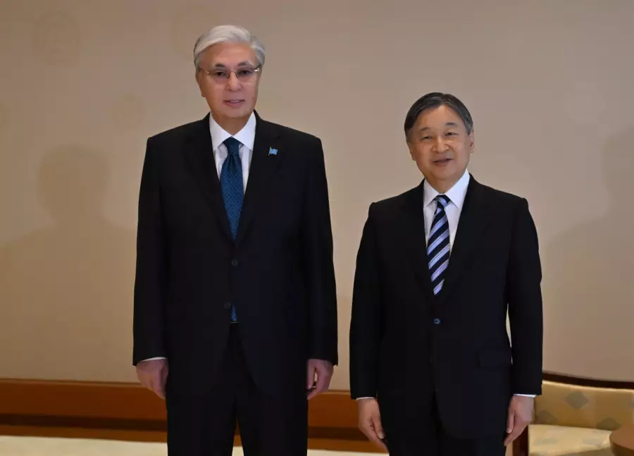 Тоқаев Жапония императоры Нарухитомен кездесті