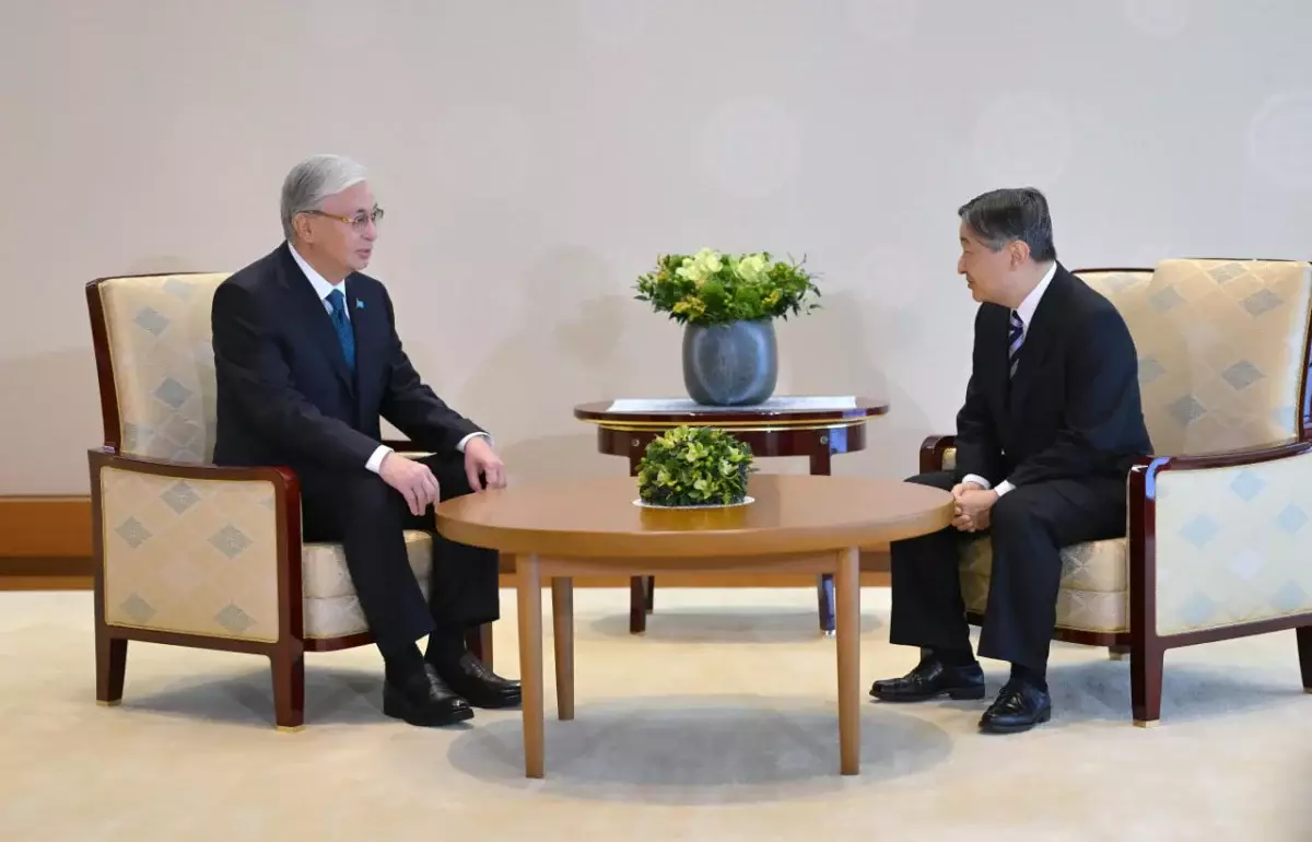 Касым-Жомарт Токаев провел встречу с Императором Японии Нарухито