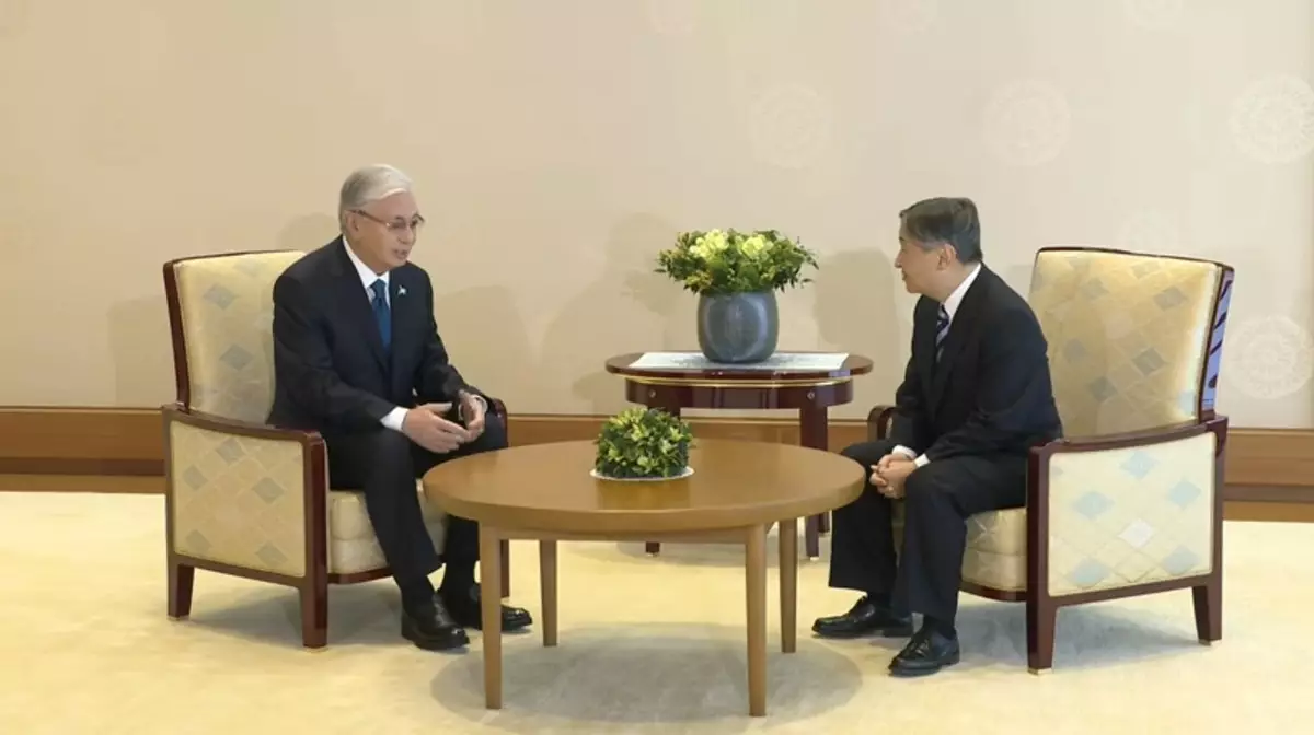 Токаев встретился с императором Японии Нарухито