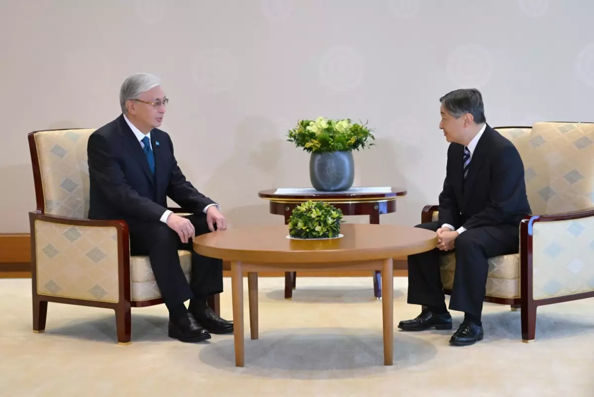 Токаев провел встречу с Императором Японии Нарухито
