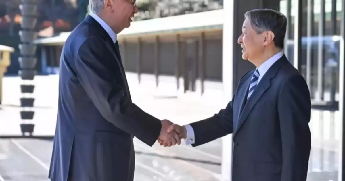  Император Нарухито Тоқаевты Жапония сарайында күтіп алды 