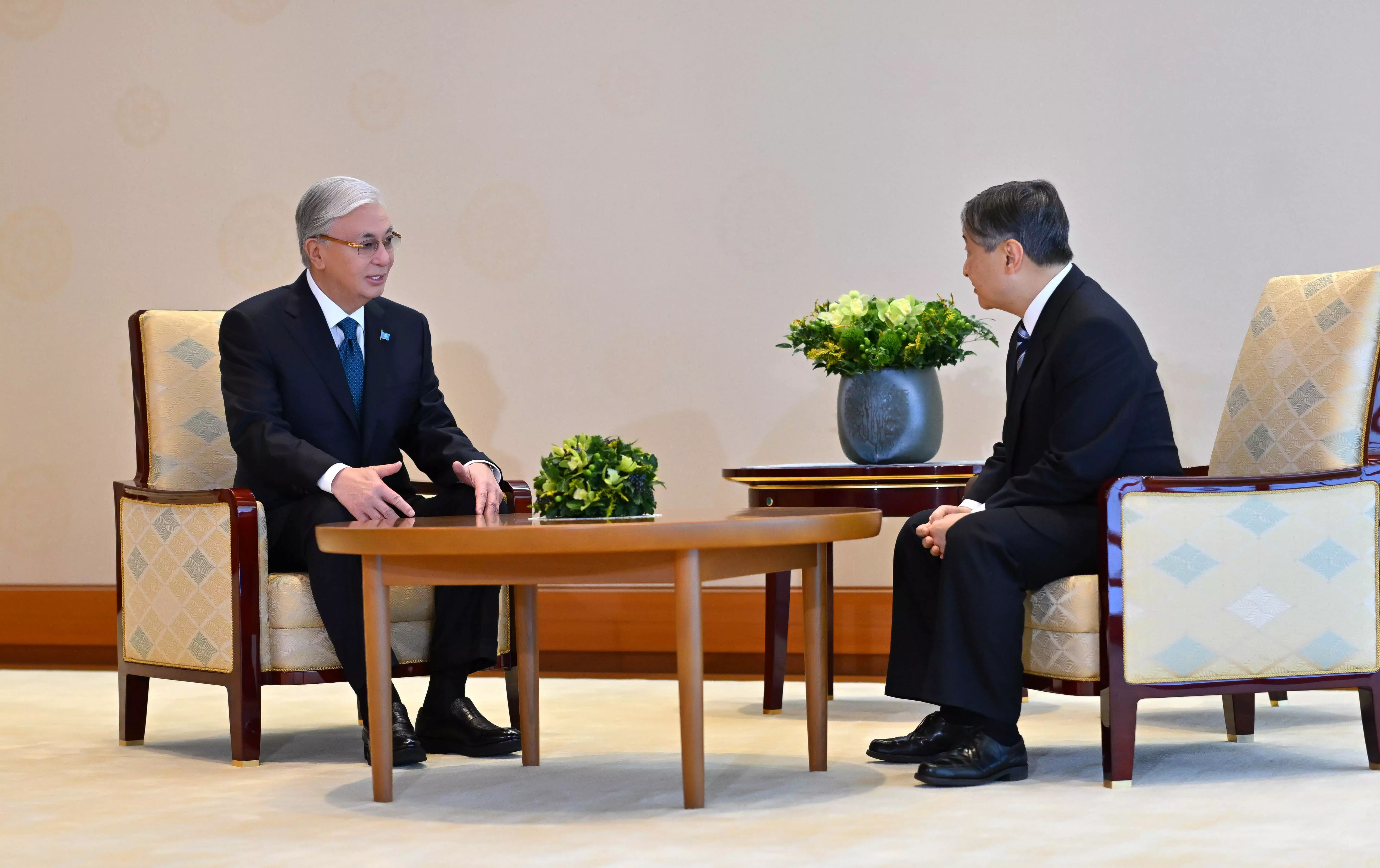 Токаев провел встречу с Императором Японии Нарухито