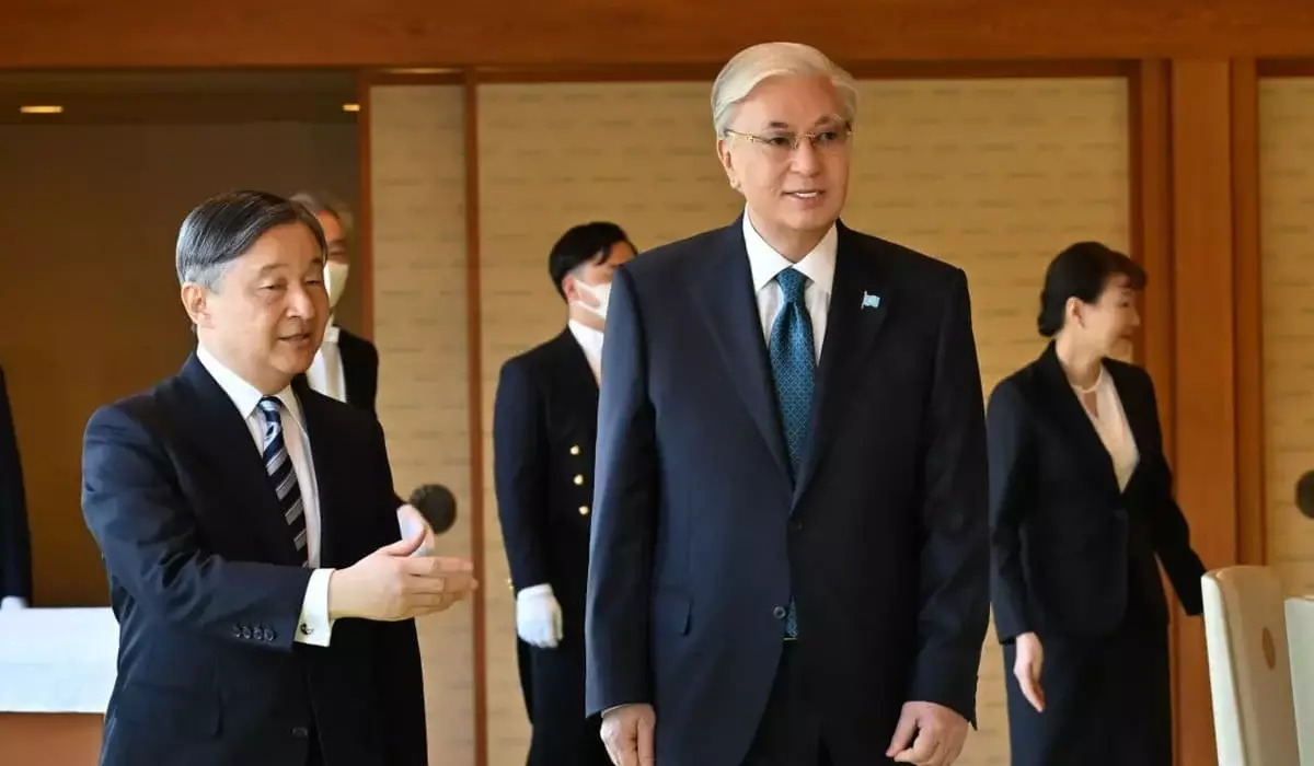 Император Японии дал официальный прием в честь президента Казахстана (ФОТО, ВИДЕО)