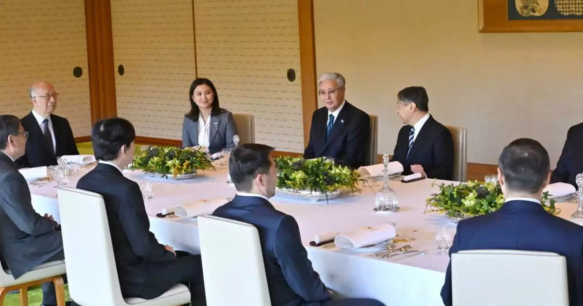  Қасым-Жомарт Тоқаевтың құрметіне жапон императорының атынан ресми қабылдау өтті 