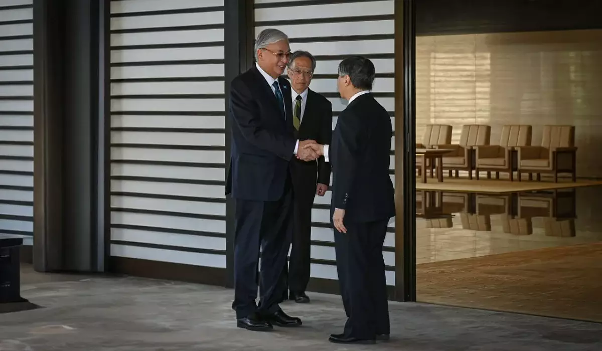 Тоқаев пен Жапония императоры кездесуден кейін жылы қоштасты