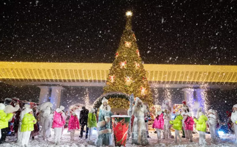 Когда и где зажгут новогодние елки в Алматы