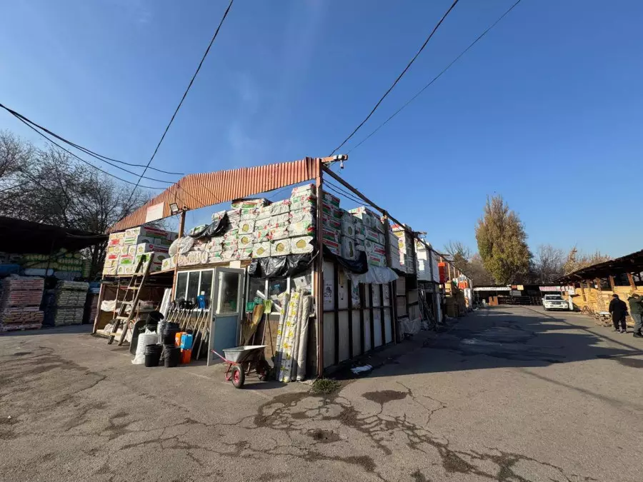 Алматыда заңсыз салынған базар сүріліп жатыр